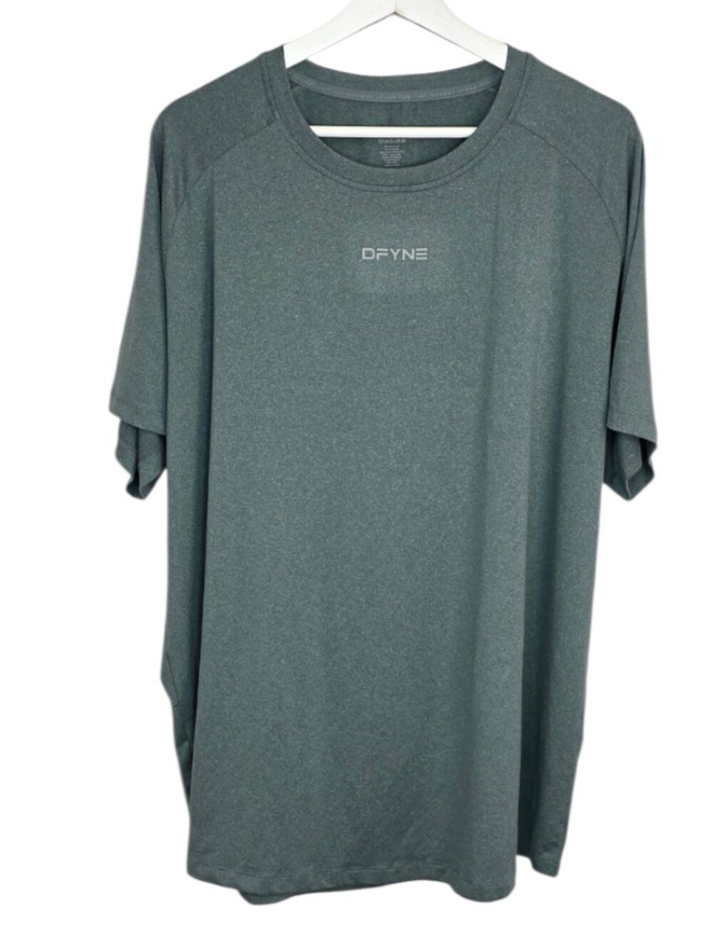 DFYNE Men's Short Sleeve Athletic Shirt, Performance, Crew, Size XXXL